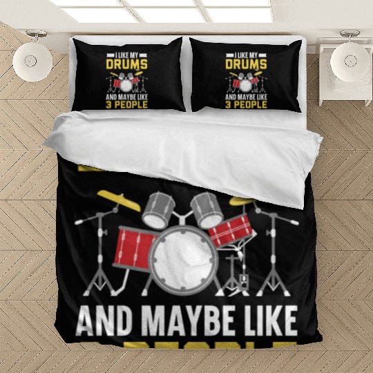 Drummer Musical Instrument Musician Drum Player Bedding Sets