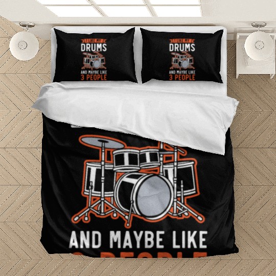 Drummer Musical Instrument Musician Drum Player Bedding Sets