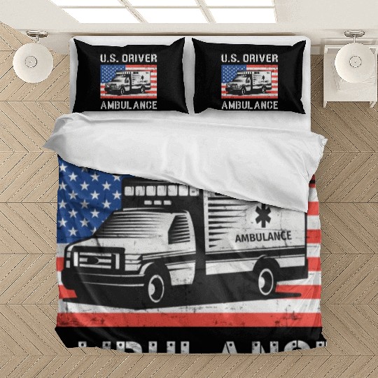 Us Driver Ambulance Driver Paramedic Emergency Bedding Sets