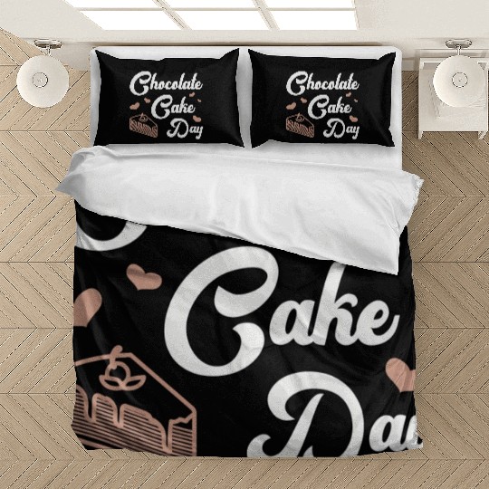 Chocolate Cake Day Dessert Sweet Delicious Fun Bedding Sets