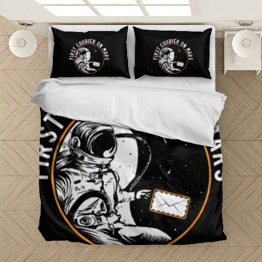 First Courier On Mars Postal Worker Mail Escort Bedding Sets