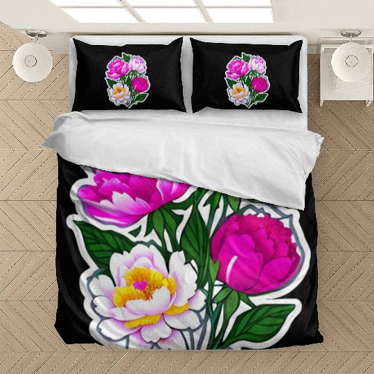 Peony Flower Art Bedding Sets