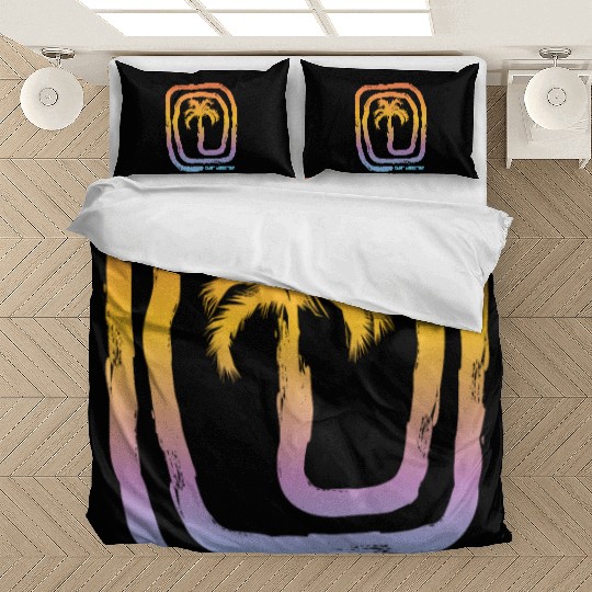 Cool Saint Augustine Florida Palm Tree Souvenir Bedding Sets