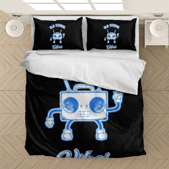 Old School Vibes Retro Beat Box Music Bedding Sets