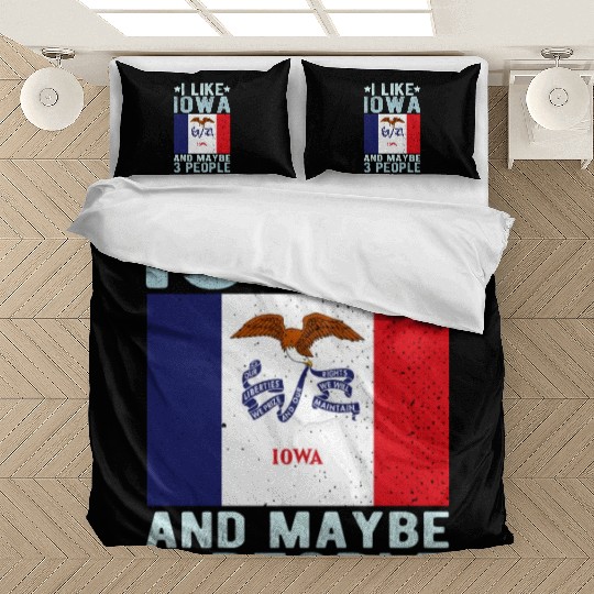 Iowa Flag US State Bedding Sets