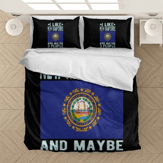New Hampshire Flag US State Bedding Sets