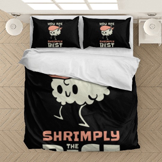 Asian Food Sushi Shrimp Food Sushi Lover Design Bedding Sets