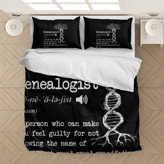 Genealogist Definition Family Researcher History Bedding Sets