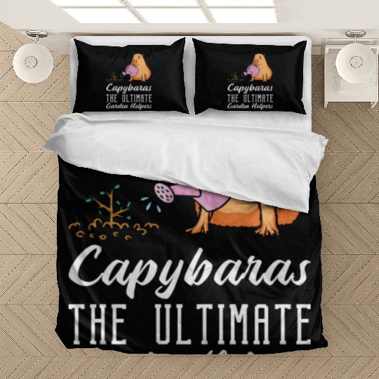 Gardening Capybara Garden Planting Gardener Bedding Sets