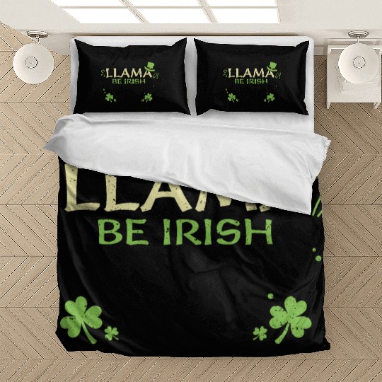 Llama Be Irish - St. Patrick's Day Bedding Sets