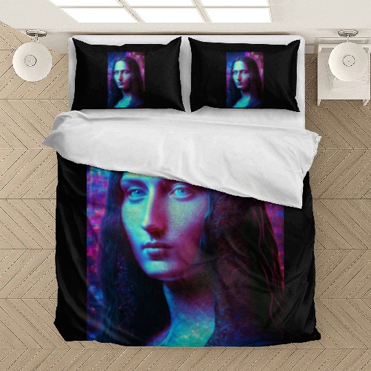 Mona lisa in future Bedding Sets