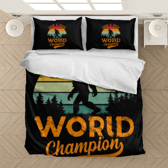 Hide and Seek Nature boy Hiker funny Bedding Sets