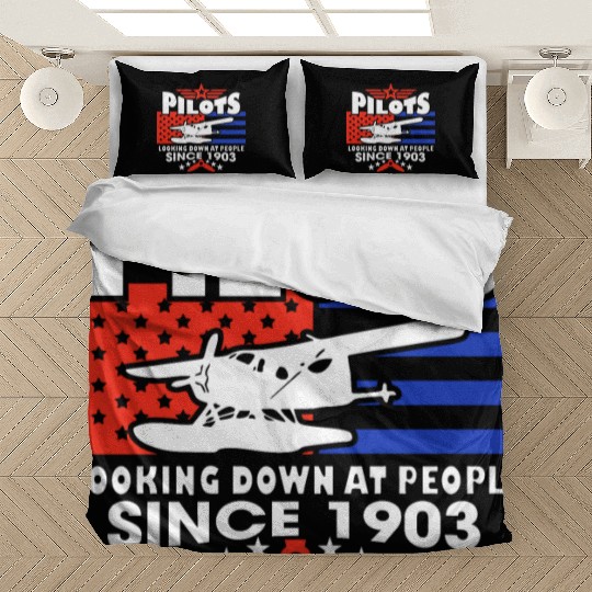 Pilots Looking Down At People SINCE 1903 Bedding Sets