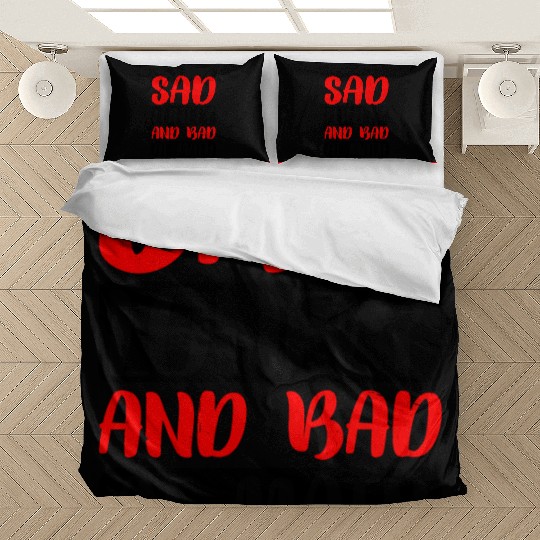 Sad Lonely And Bad At Math 2 Bedding Sets