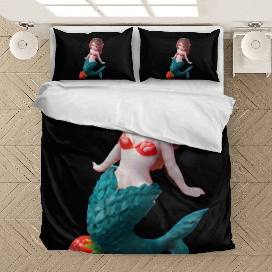 Strawberry mermaid Bedding Sets