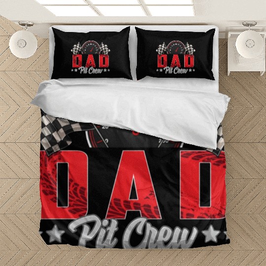 Race Car Birthday Party Racing Family Dad Pit Crew Bedding Sets
