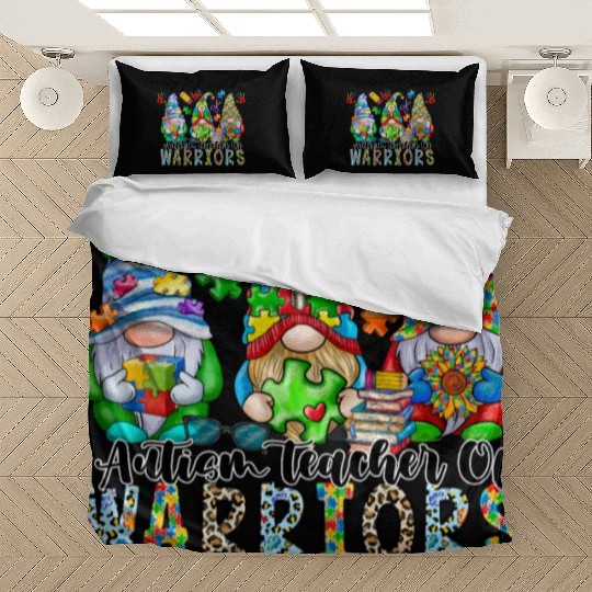 Autism Teacher Of Warriors Bedding Sets