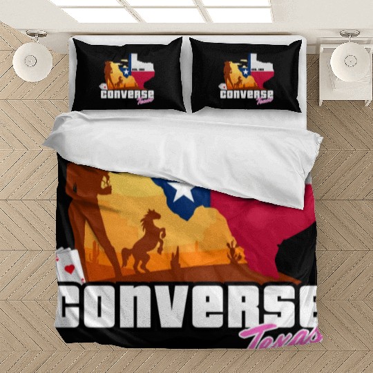 Converse Texas EST 1961 Comic Bedding Sets Design