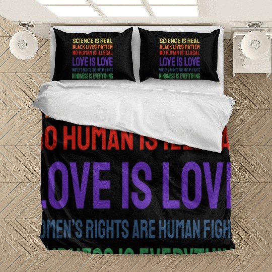 Science Is Real Black Lives Matter Bedding Sets