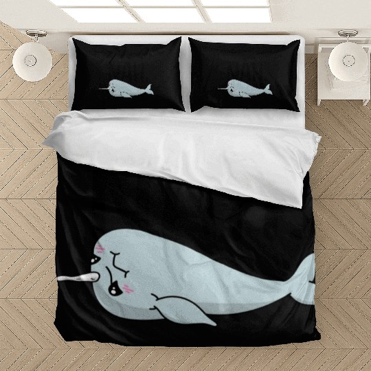 Procrastinating Narwhal Lover Aquatic Animals Bedding Sets
