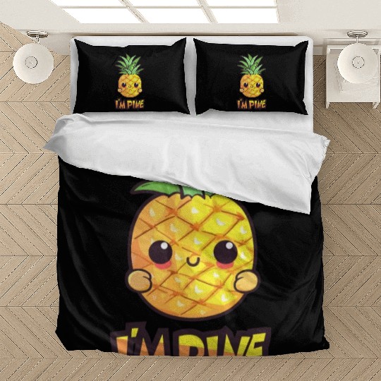 i'm pine funny pineapple design Bedding Sets