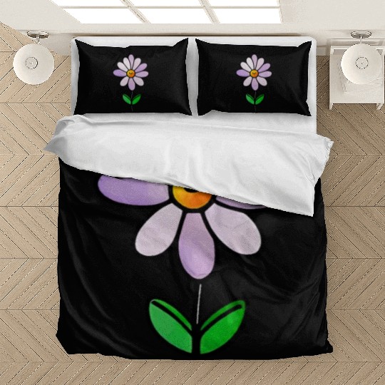 Lavender Flower Art Bedding Sets