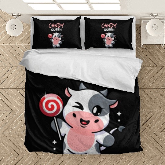 Candy Queen I Lollipop I Cow I Kids I Candy Bedding Sets