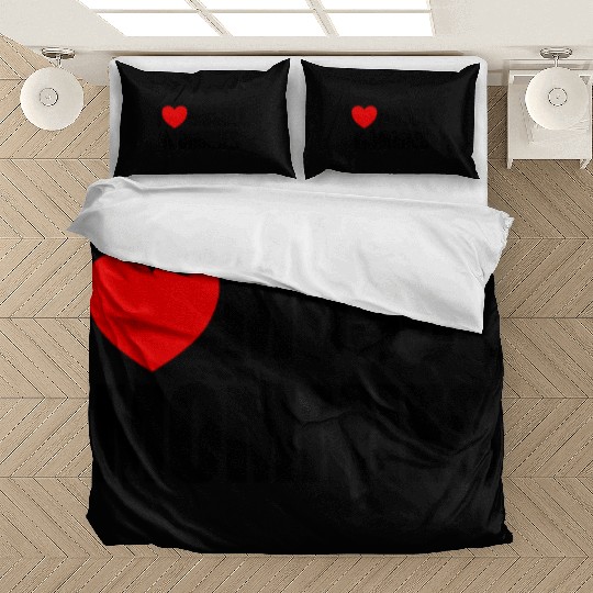 I Love Muscle Mommies Red Heart Muscle Mommies Bedding Sets