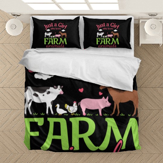 Farm Animals Farmer Farm Animal Lover Bedding Sets