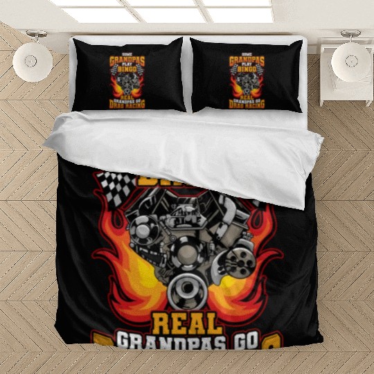 Drag Racing Grandpa Bedding Sets