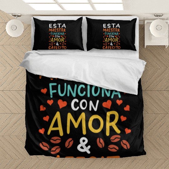 Spanish Teacher Maestra Bedding Sets