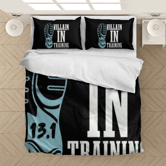 Half Marathon Villain In Training Marathon Runner Bedding Sets
