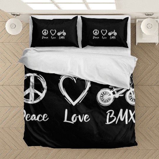 Peace Love BMX Bedding Sets