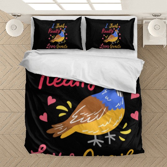 Quail Quail Lover Quail Owner Bedding Sets