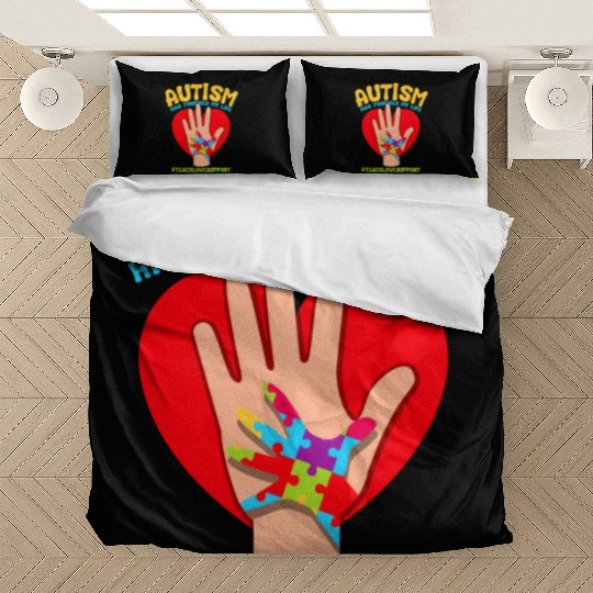 Autism Has Touched My Life Autism Teacher Bedding Sets