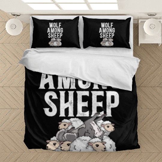 Wolf Among Sheep Wolves Animal Werewolf Wolf Lover Bedding Sets