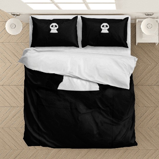 Travel Chest Bag Panda Bear Waving Friendly Bedding Sets