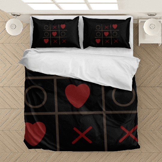 Cool Valentine s Day Criss Cross Heart Bedding Sets