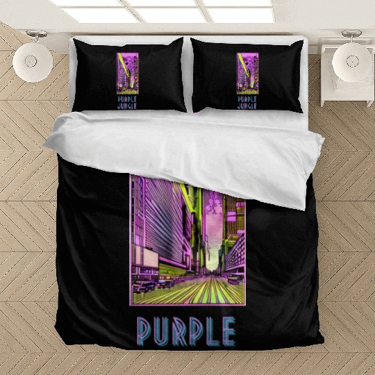 Purple jungle for urban style and vibe lovers Bedding Sets