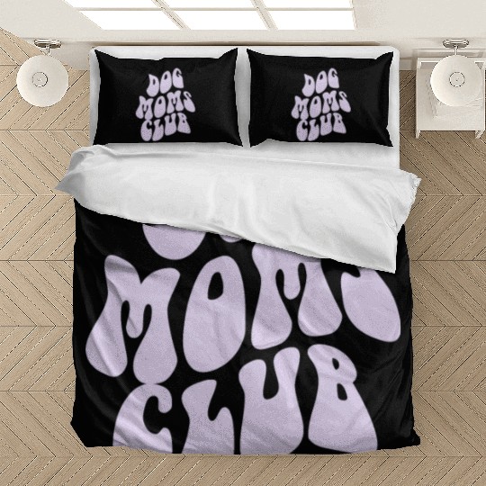 Dog Moms Club retro Pet Lover Bedding Sets
