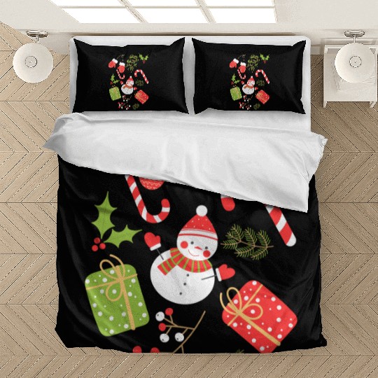 Christmas Time - Christmas Tree Decorations Bedding Sets
