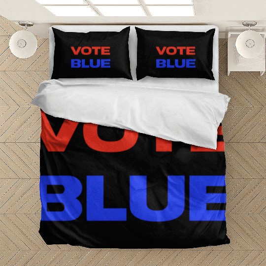 Vote Blue Democratic Party Liberal Voting Bedding Sets