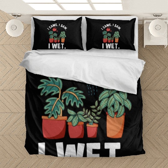 Funny Garden Plant Wet Plants Bedding Sets
