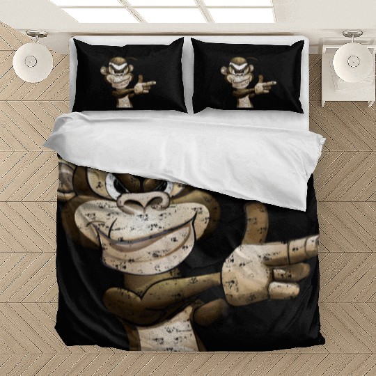 Gangster Monkey Graffity Handgun Bedding Sets