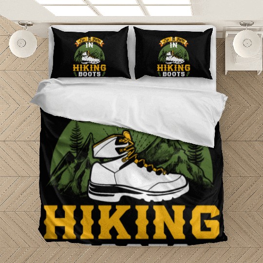 Life is better in Boots Hiking Mountain Fan Bedding Sets