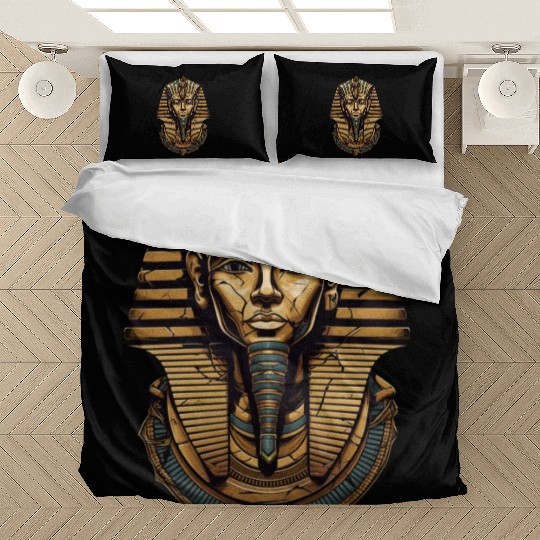 Pharaoh Egypt Death Mask Gift Idea Bedding Sets