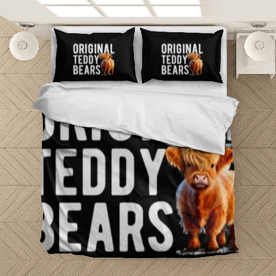 Original Teddy Bears Highland Cow Scottish Cattle Bedding Sets