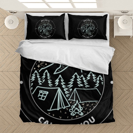 Nature Is Calling You Camping Bedding Sets