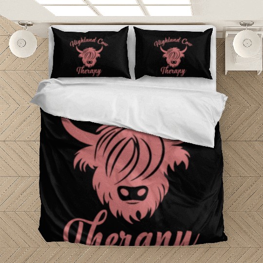 Highland Cow Therapy Bedding Sets