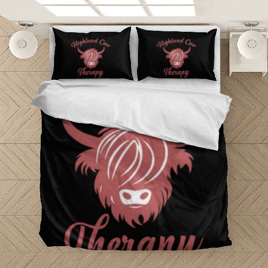 Highland Cow Therapy Bedding Sets